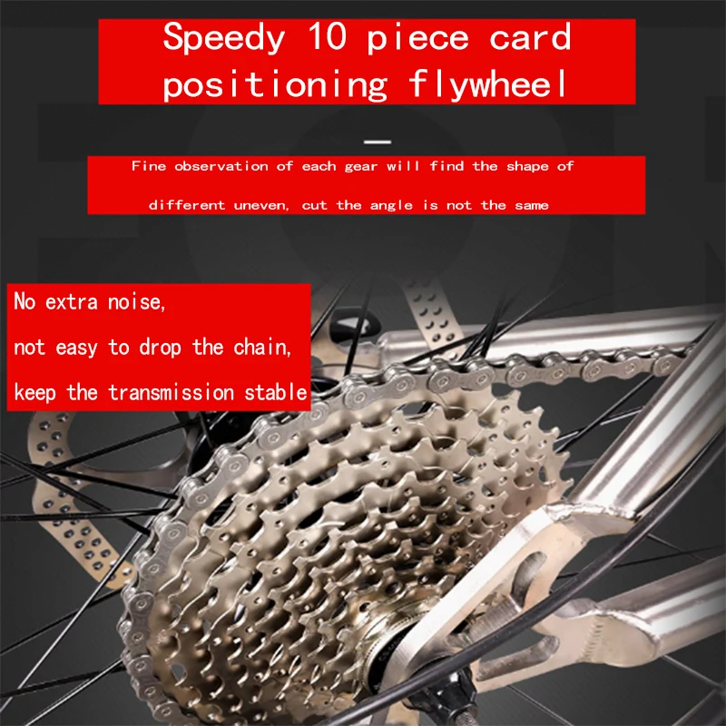 Titanium Mountain Bike 30 Speed Shimano Shifting