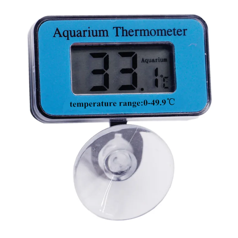 Водонепроницаемый мини термометр для аквариума цифровой ЖК дисплей тестер воды