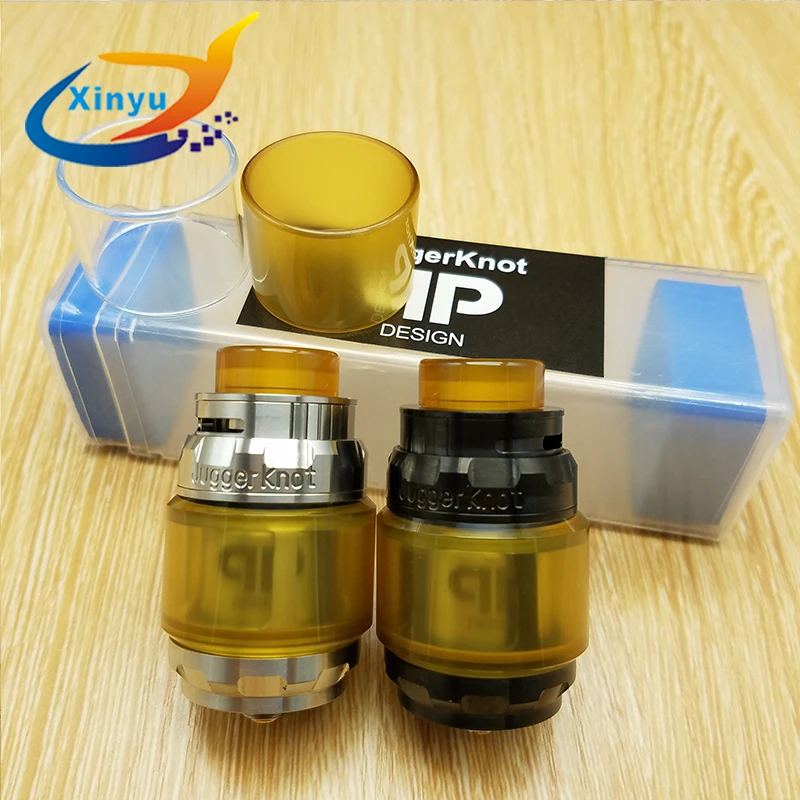 Qp Juggerknot RTA 4 мл 316 ss сменный бак Атомайзеры верхний поток воздуха в катушке дизайн
