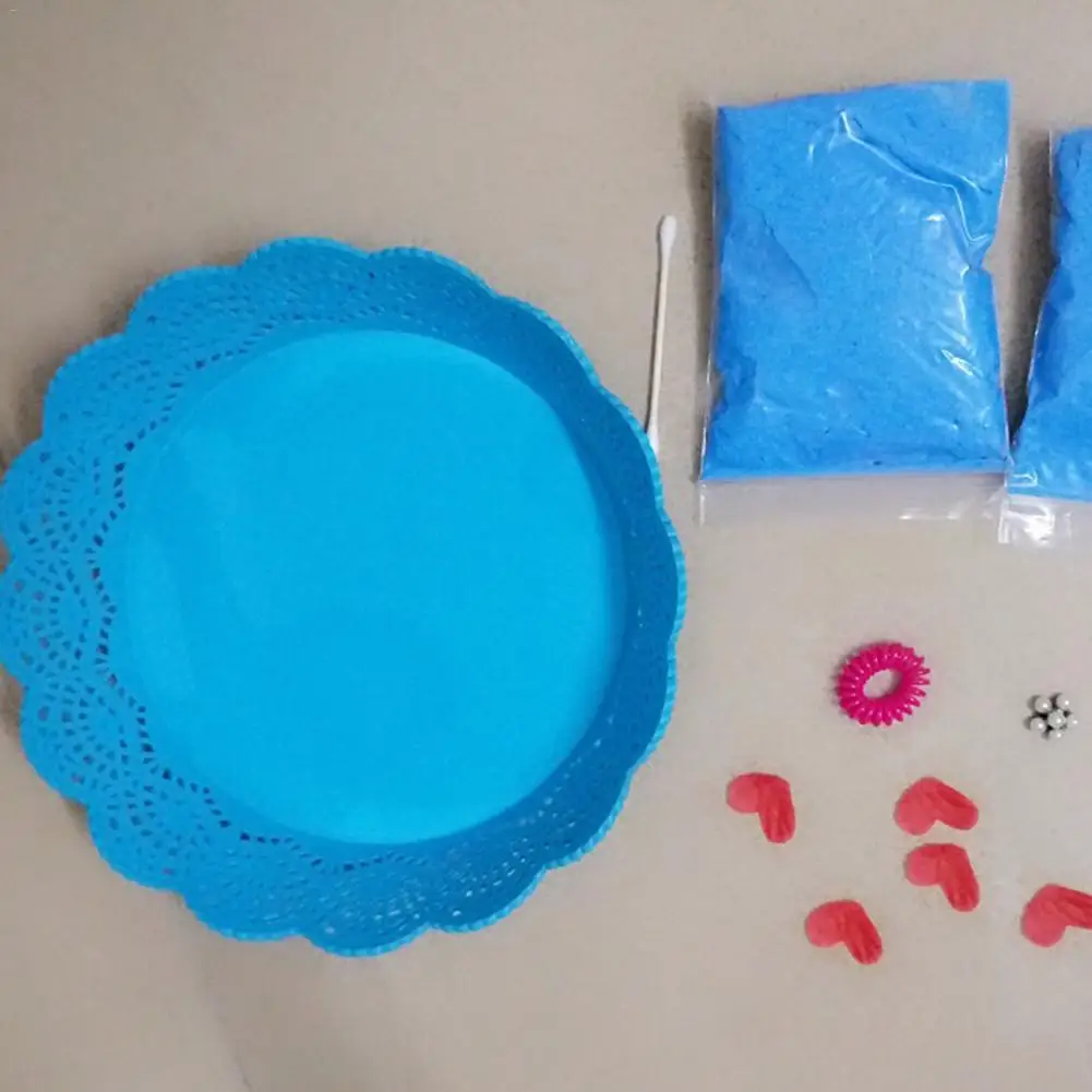 

1pcs Baby Footprint Dry Air Soft Clay Infant Child Growth Record Souvenir Footprint Mud Multicolor Optional