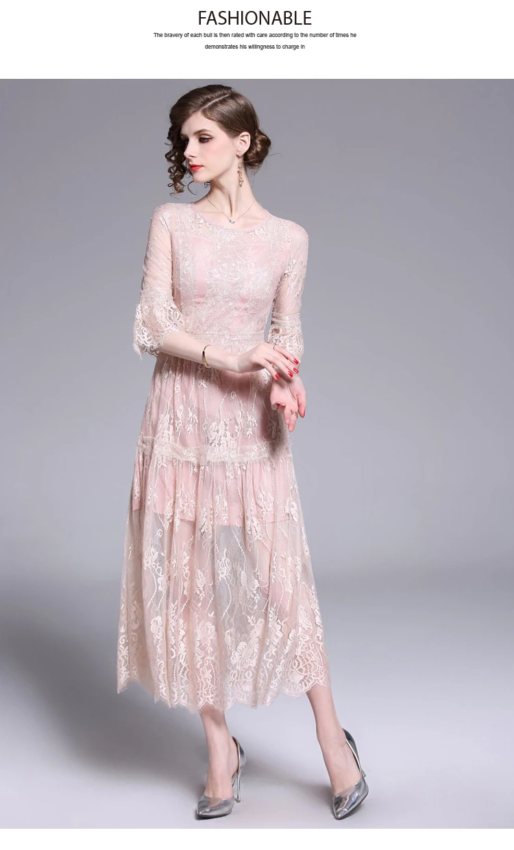 Винтажные модные вечерние женские платья больших размеров XXL расклешенный