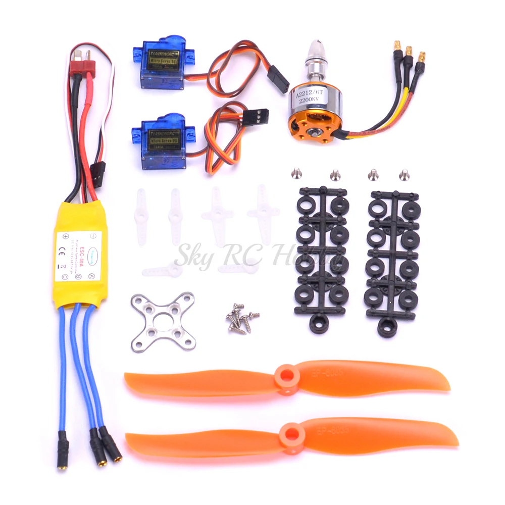 A2212 2212 2200KV бесщеточный двигатель 30A ESC моторное крепление 6035 пропеллер SG90 9G микро