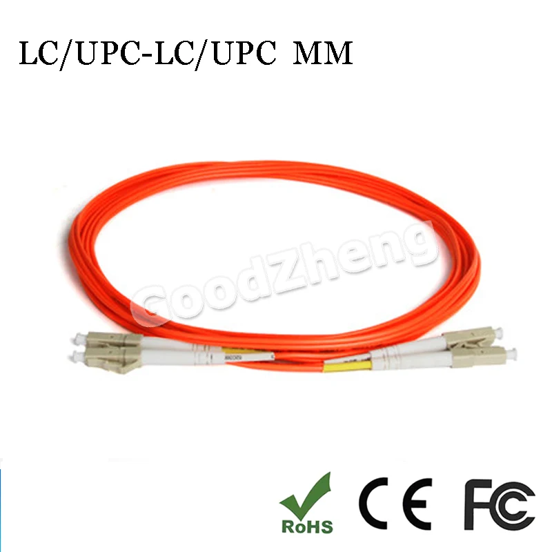 

1 Pair LC/UPC-LC/UPC fiber optic patch cord jumper cable, MM, multi-mode duplex 62.5/125, 3M/5M/10M/15M Home Electrical Wires