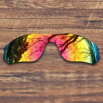 Fire Red Mirrored ToughAsNails поляризованные Сменные линзы для солнцезащитных очков с радаром Оукли-несколько вариантов - Цвет линз: Fire Red Mirrored