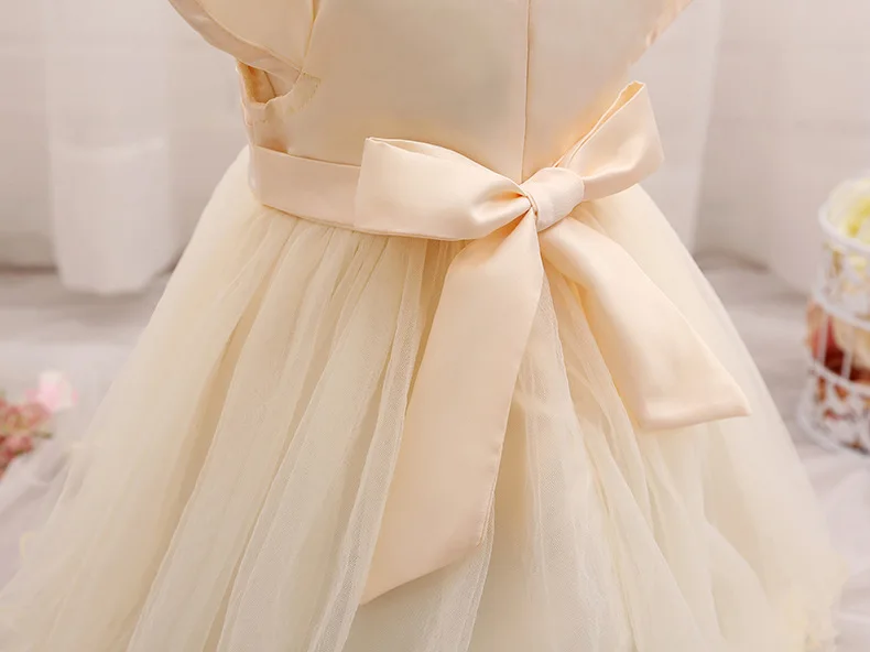 Кружевные платья для маленьких девочек с цветами Одежда новорожденных милое