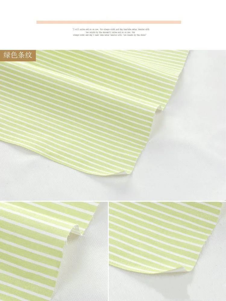 Booksew, хлопок, 5 шт., зеленая клетчатая полоска, цветочный рисунок, для шитья, лоскутный кошелек, кошелек, кукла, постельные принадлежности, ткань 40 см* 50 см