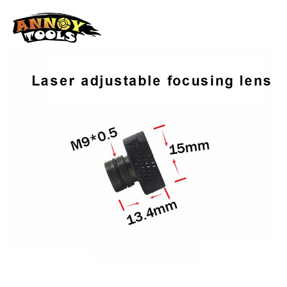 

NEW Adjustable focusing lens three Layer coated glass M9*0.5 for 405nm 445nm 450nm 1w 2w 2.5w 3w 5.5w laser diode module