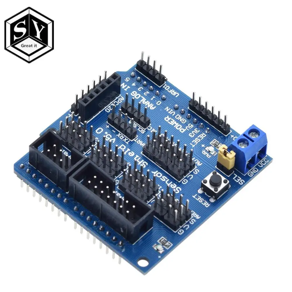 V5.0 сенсор Щит Плата расширения для arduino электронные строительные блоки робот