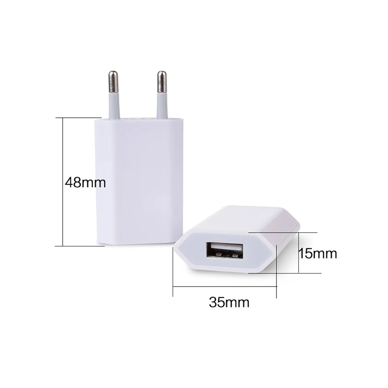 10 шт./лот зарядное устройство для телефона USB путешествий мобильный телефон