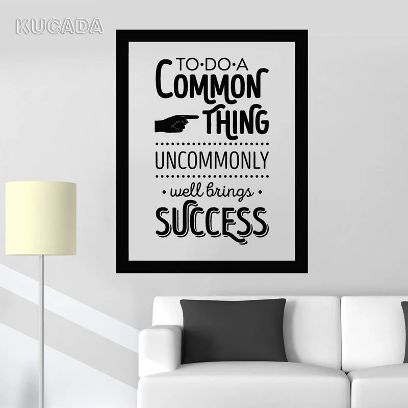 

Vinyl Wall Decal Sticker Office Study Meeting room Inspiring Quote Motivational Art Success Stickers Murals Unique Gift JG4157