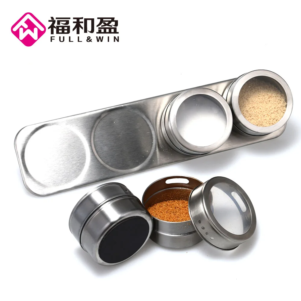 

4pcs a set Stainless Steel Cruet Condiment Spice Jars Set Salt and Pepper Shakers Seasoning Sprays Cooking Barbeque Tool