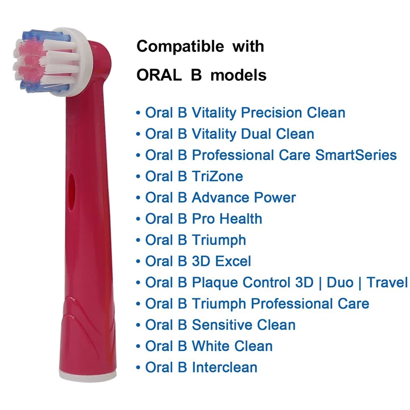 4 шт Oral B Сменная головка электрической зубной щетки головок EB-17A уход за полостью