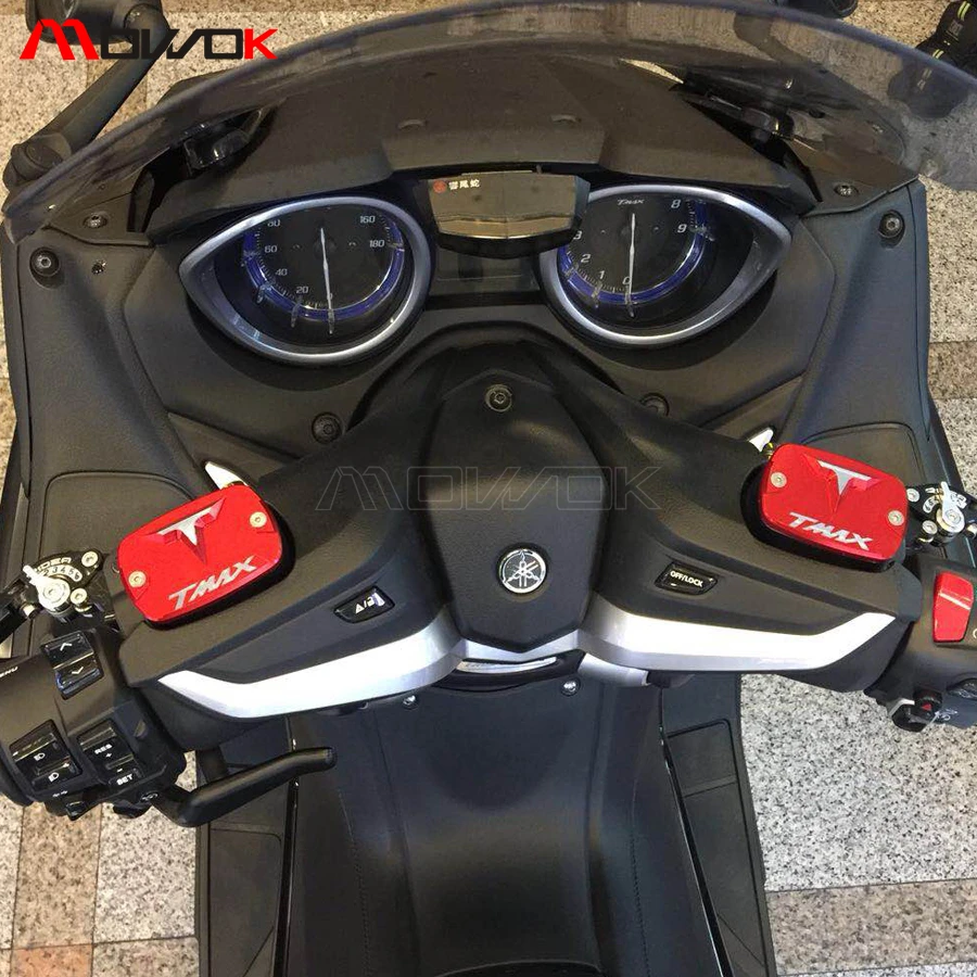 Для YAMAHA TMax 500 T max 530 Tmax530 2012 2015 2016 2017 Новый с 3D логотип Алюминий Тормозная жидкость