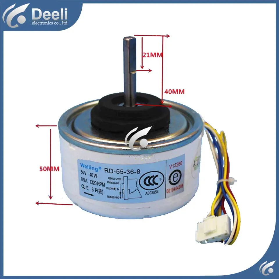 

new good working for Air conditioner Fan motor machine motor 40W RD-55-36-8 0010404208 DC motor good working