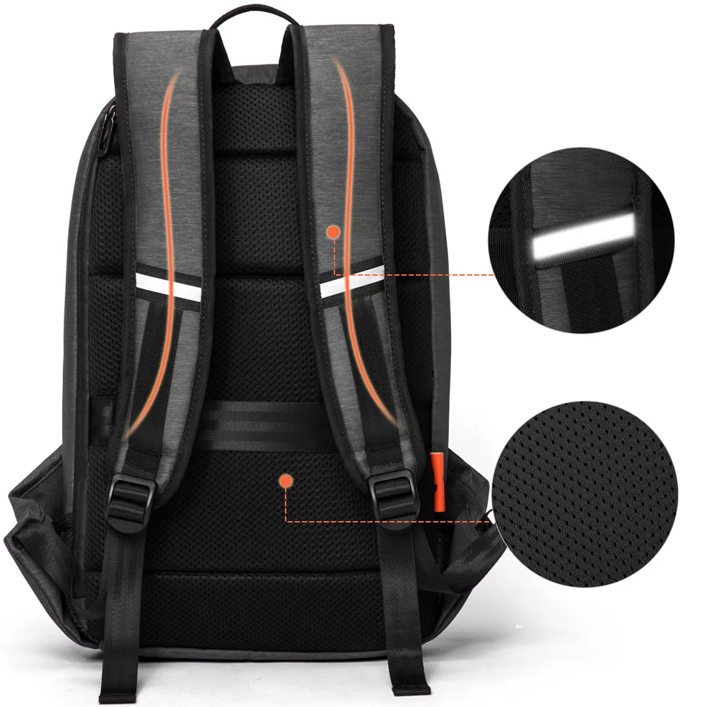 Мужской рюкзак BISON DENIM с usb-зарядкой для отдыха и путешествий школьные сумки 15 6