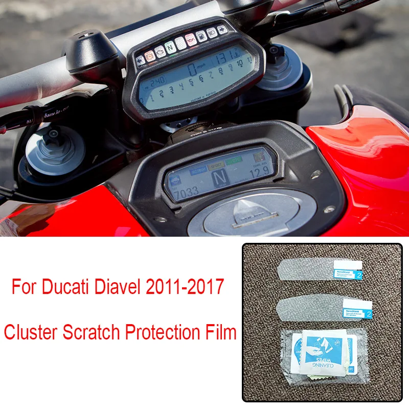 Для Ducati Diavel пленка Спидометр приборная панель Крышка кластера навигатор Защита