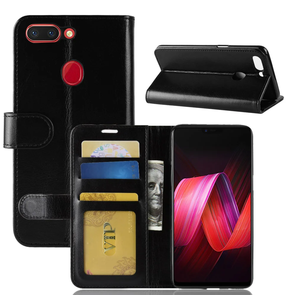 Для OPPO R15 мобильный чехол для телефона F9/R17pro Crazy Horse Бумажник фоторамка Защитный |
