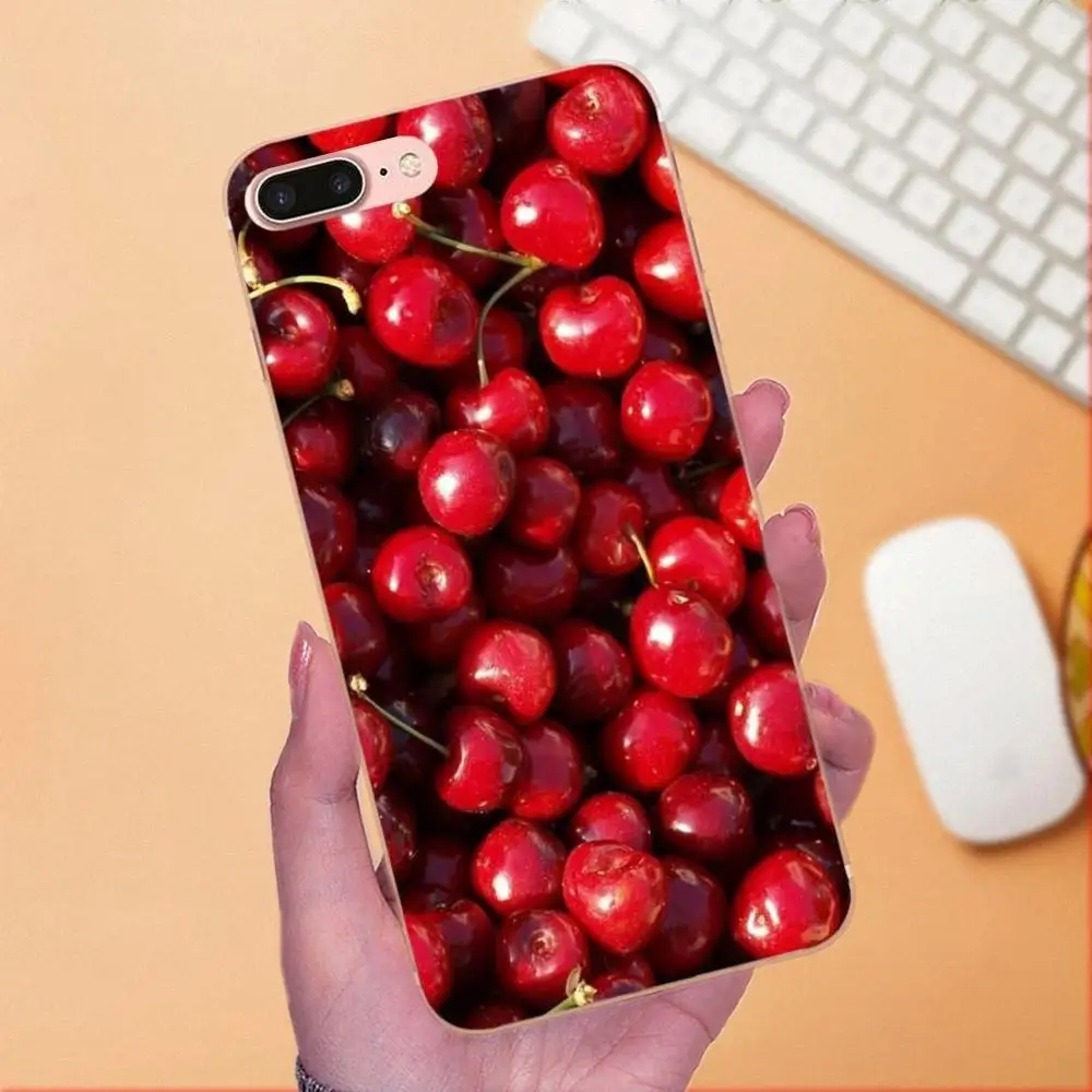 Прекрасный клубничный личи вишня киви Фрукты для Huawei Mate 7 8 9 10 20 P8 P9 P10 P20 P30 Lite Plus Pro