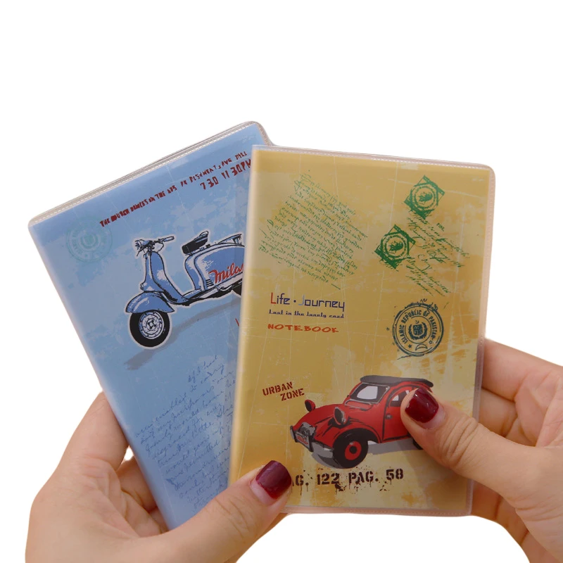 1 шт. повседневный блокнот в клетку с рисунком мотоцикла автобуса модный офисный
