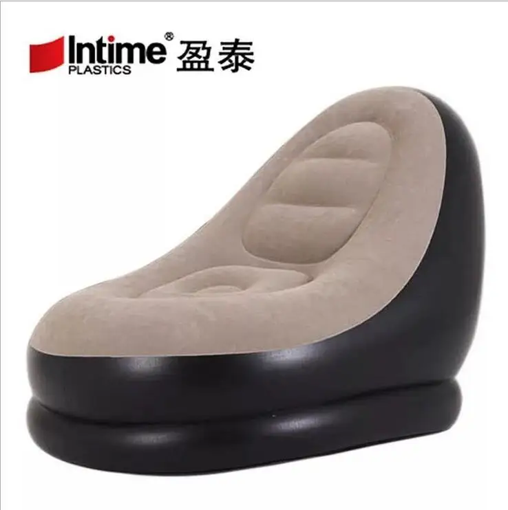 Lazy sofa single noon nap inflatablel bed bedroom creative casual dormmitory lazy chair with footrest functional beanbag | Мебель
