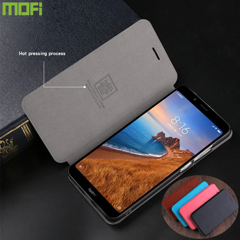 Для Xiaomi Redmi 7A чехол MOFI Флип из искусственной кожи чехол-подставка s для Xiaomi Redmi 7A Чехол-книжка в стиле книги