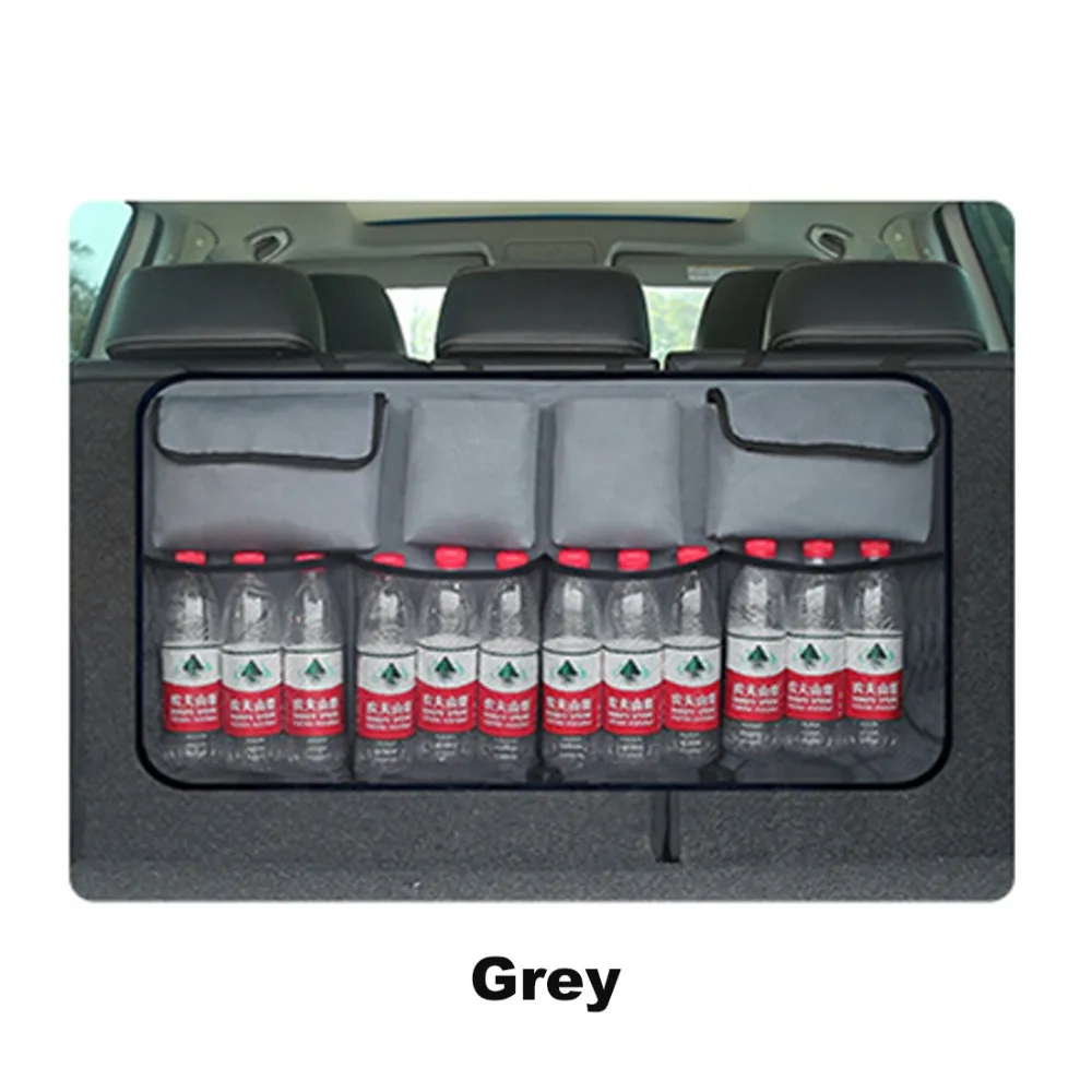 

1PC Car Trunk Organizer Backseat Storage Bag High Capacity Adjustable Auto Seat Back Oxford Cloth Organizers Universal Multi-use