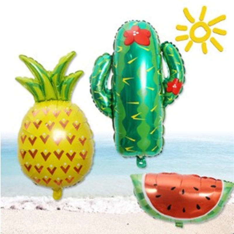 Летняя Вечеринка украшения арбуз кактус ананас тропические Гавайские серии