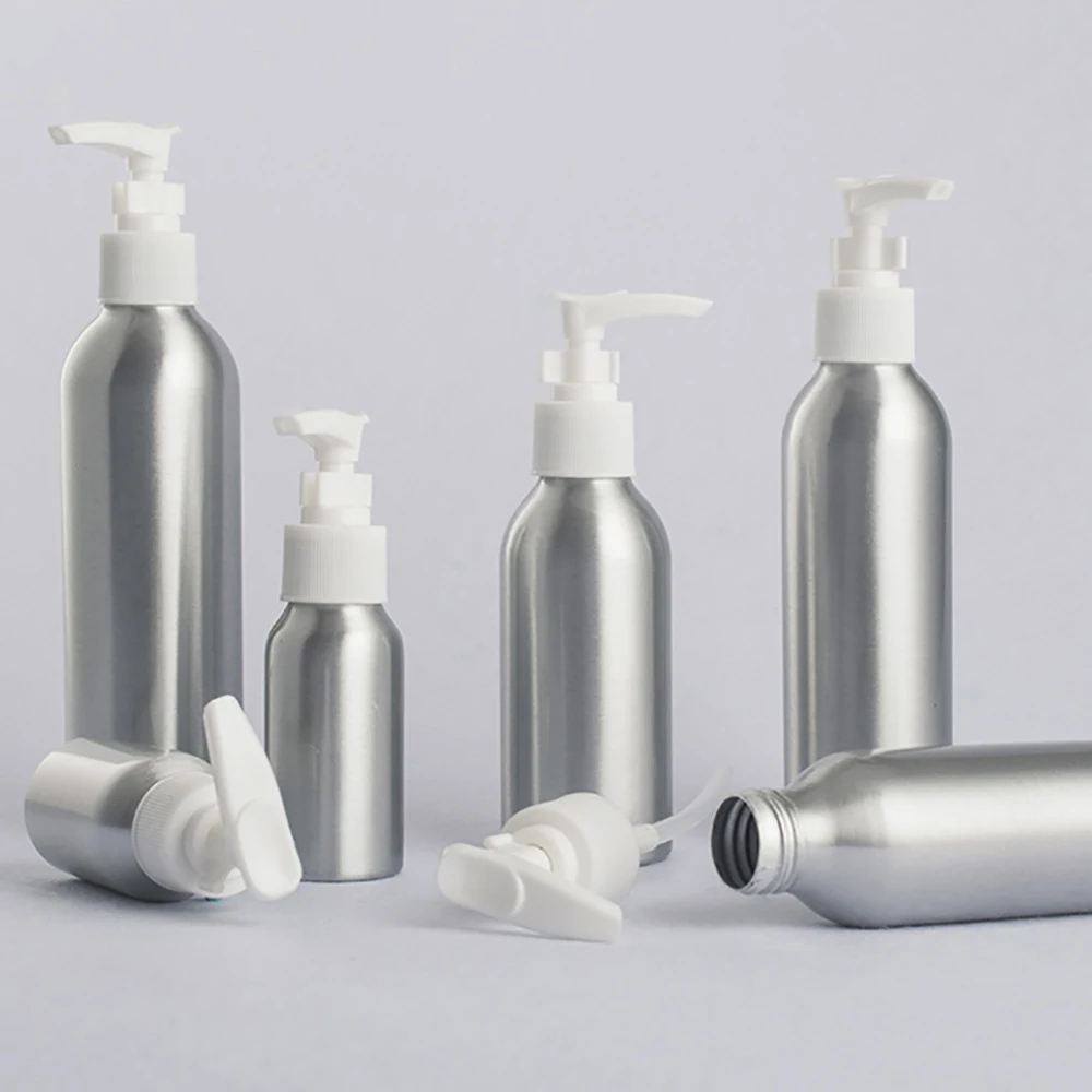 Состав Серебряный алюминиевая бутылочка для парфюма 40 мл Косметические бутылки