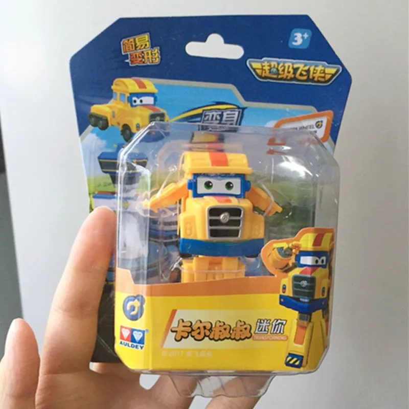 7 см ABS Супер Крылья маленький размер деформация самолет фигурки супер крыло