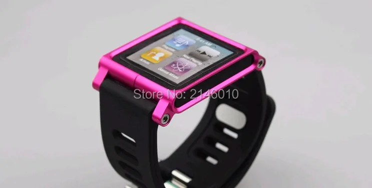 Многофункциональный набор наручных часов браслет для iPod Nano 6 6g Алюминиевый