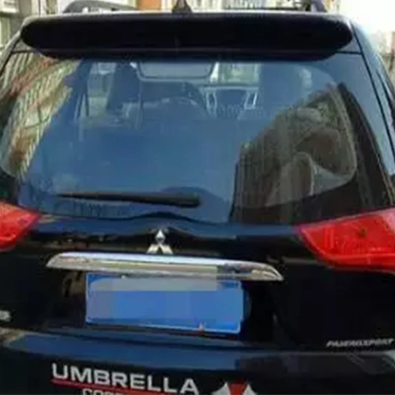 Спойлер для Mitsubishi pajero 2009 2013 высококачественный спойлер ABS Motors от праймера черная