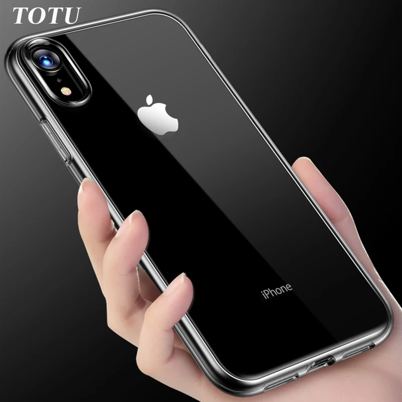 TOTU оригинальный прозрачный чехол для iPhone X/XR/Xs Max мягкая задняя крышка из ТПУ