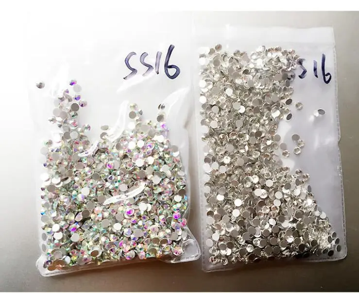 

MAFANAILS 1440pcs Labrador Round Crystal Rhinestones SS3-SS4-SS6-SS8-SS10-SS16 Glass Rhinestones For Nail Art Decorations NO.20