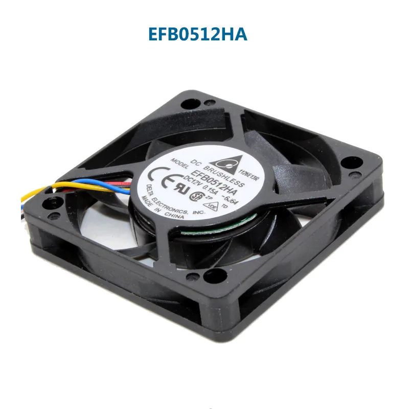 Вентилятор Delta 5010 50 мм 50x50x10 EFB0512HA для кулера охлаждающий вентилятор с двумя