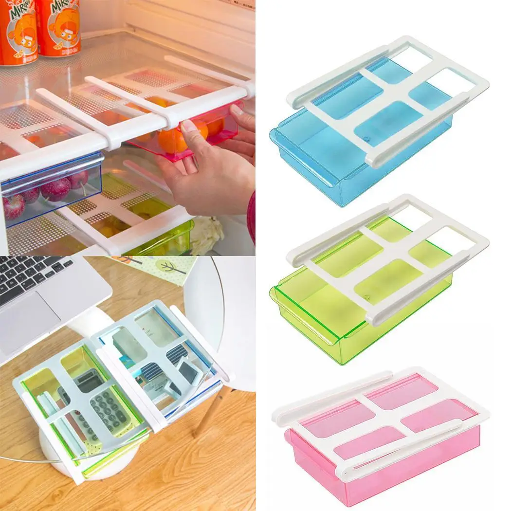 Refrigerator Fresh Storage Drawer Box Kitchen Rack Multi-function 250g 18.2cm 11.3cm 4.5cm | Дом и сад