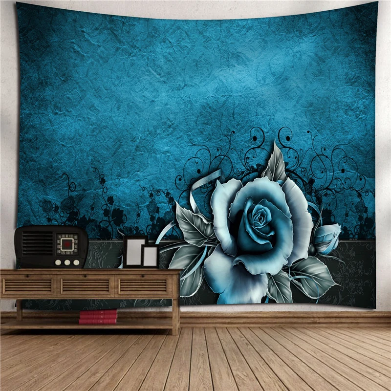 Style 4 Гобелен 180X230 см с 3d принтом розы, настенное пляжное одеяло для кемпинга, хиппи, свадебной вечеринки, домашний Коврик для йоги - Цвет: Style 4