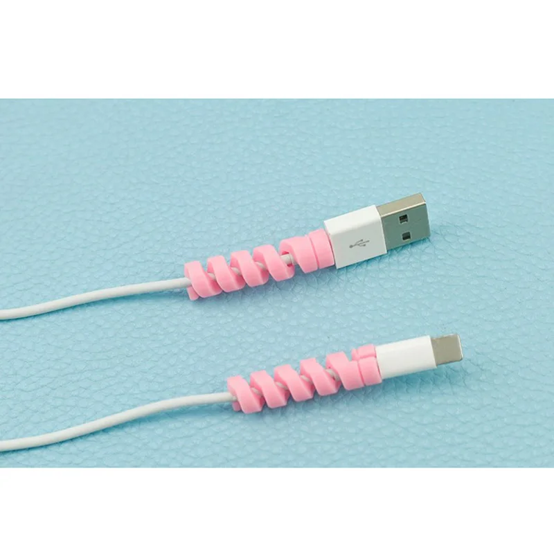 10 шт. защитный чехол для сохранения совместимый с Apple iPhone USB кабель зарядного