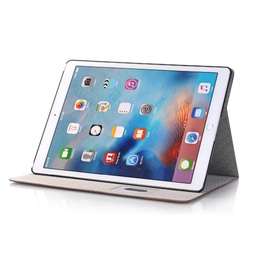 Умный чехол-книжка из искусственной кожи с отделением для карт и подставкой