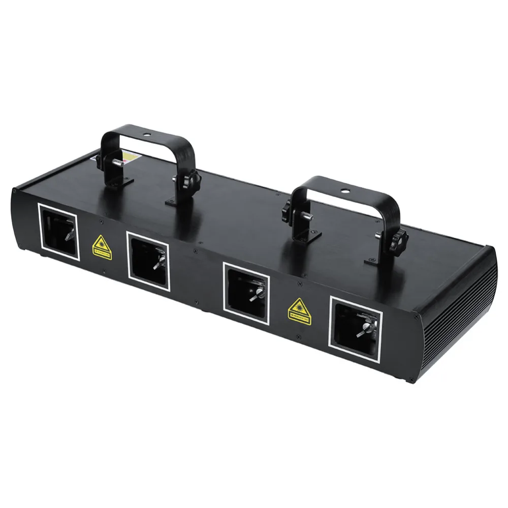 4 объектива 30 Вт лазерный сценический светильник 7CH DMX512 звук активированный диско