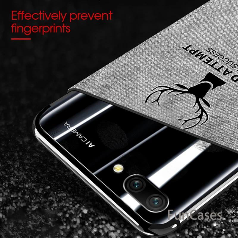Для huawei P20 Lite Pro mate 20 10 P10 Plus Nova 3i 3 3E P Smart Maimang7 тканевая рельефная накладка Олень