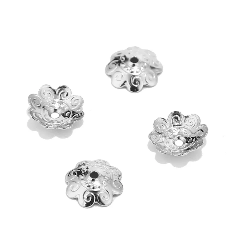 20 шт./лот новейшие простые лепестки из нержавеющей стали цветные шапочки для