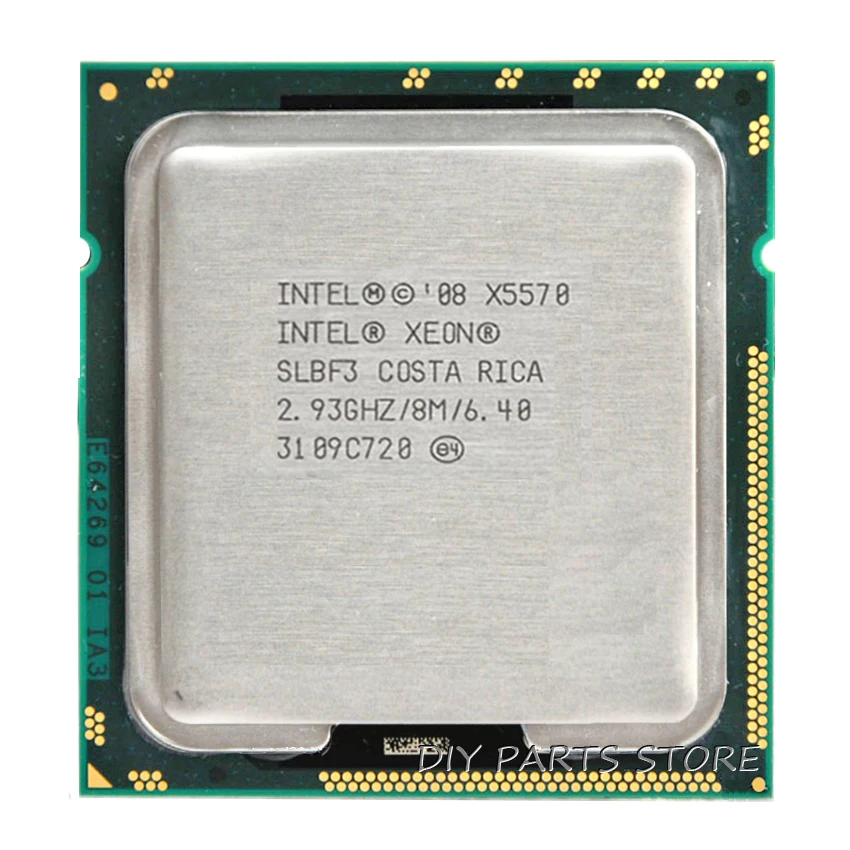 

INTEL XONE X5570 CPU INTEL X5570 PROCESSOR Quad core 2.933 MHZ LeveL2 8M 4 core WORK FOR lga 1366 montherboard