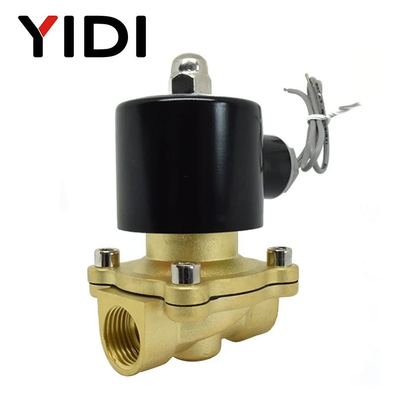 Электрический электромагнитный клапан 2 Вт NC DN8 DN10 DN15 DN20 DN25 1/4 &quot3/8" 1/&quot3/4" 1