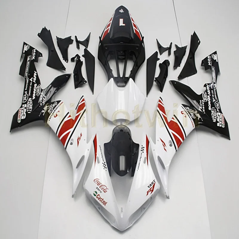 На заказ YZFR1 04 05 06 мотоцикл Артикул для yamaha YZF R1 2004 2005 2006+ винты+ белый синий ABS пластиковый корпус обтекателя M2 - Цвет: L