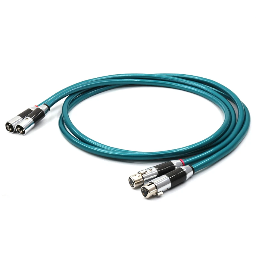 Hi Fi аудио ортофон 8NX OFC Чистая медь соединительный кабель с разъемом XLR из