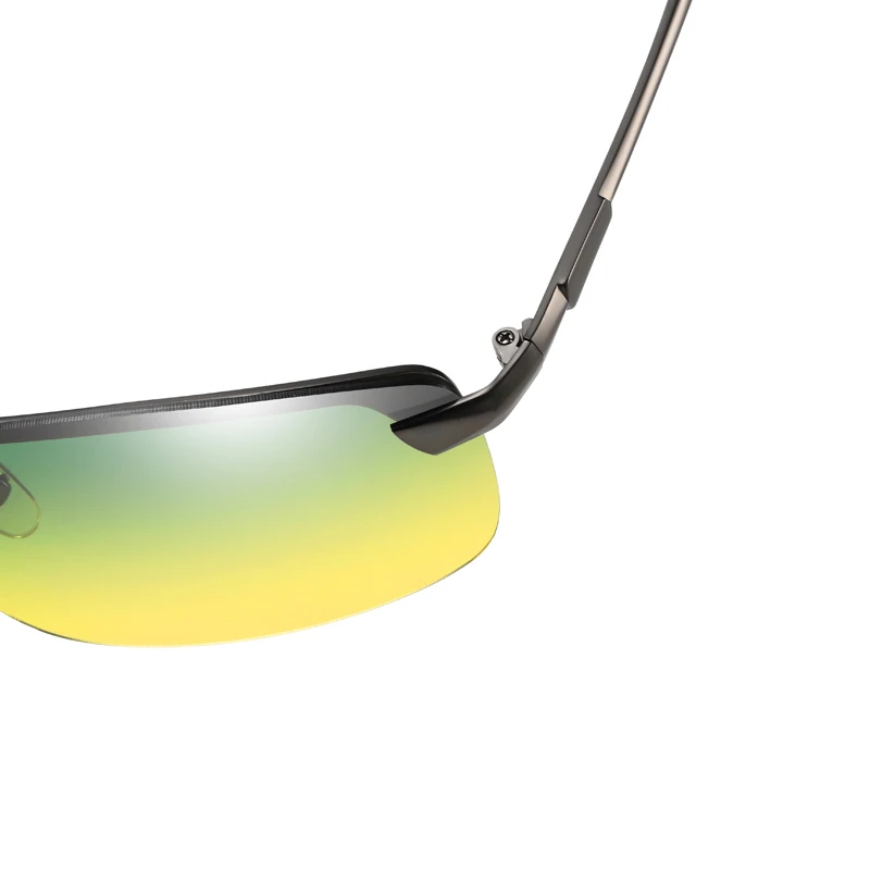 Спортивные мужские солнцезащитные очки Gafas Polarizadas желтые ночного видения для