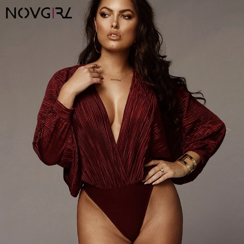 Женский комбинезон с длинными рукавами Novgirl весенне-осенний Свободный глубоким
