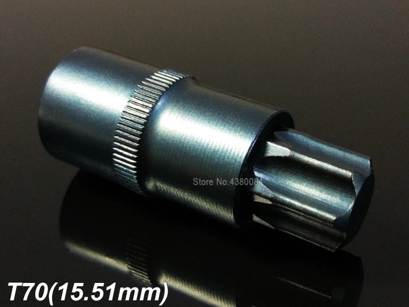 11Sizes TORX Screwdriver Bits 1/2" Socket Adapter Motor/Car 6 Point Spline Screw Driver Bits 55mm Power Hand Tools T20-T70(mm