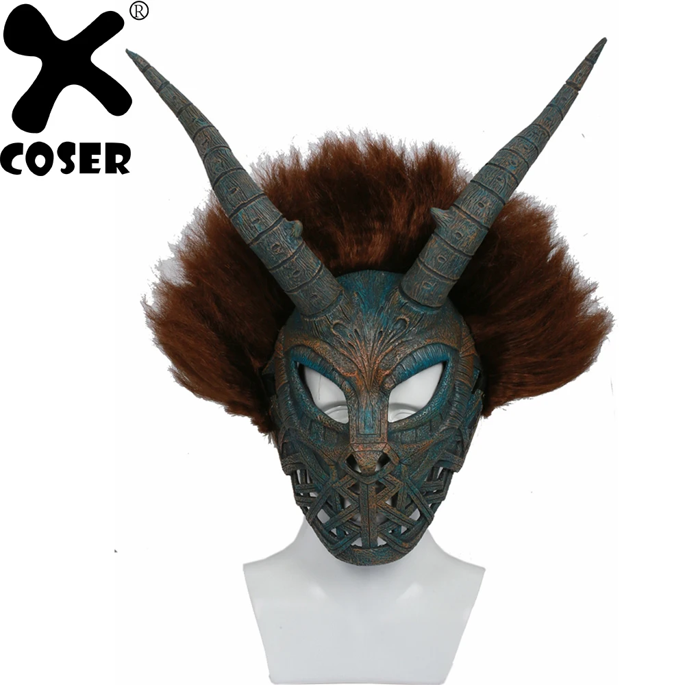 XCOSER горячий фильм Черная пантера Erik Killmonger костюмная Маска Косплей Prop WCS