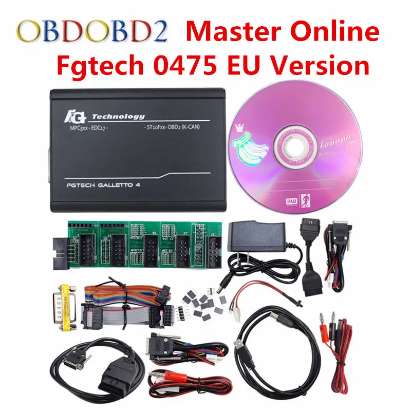 Программатор Master Online Fgtech 0475 Galletto V54 европейская версия ECU Fg Tech FW от OBD BDM Core без